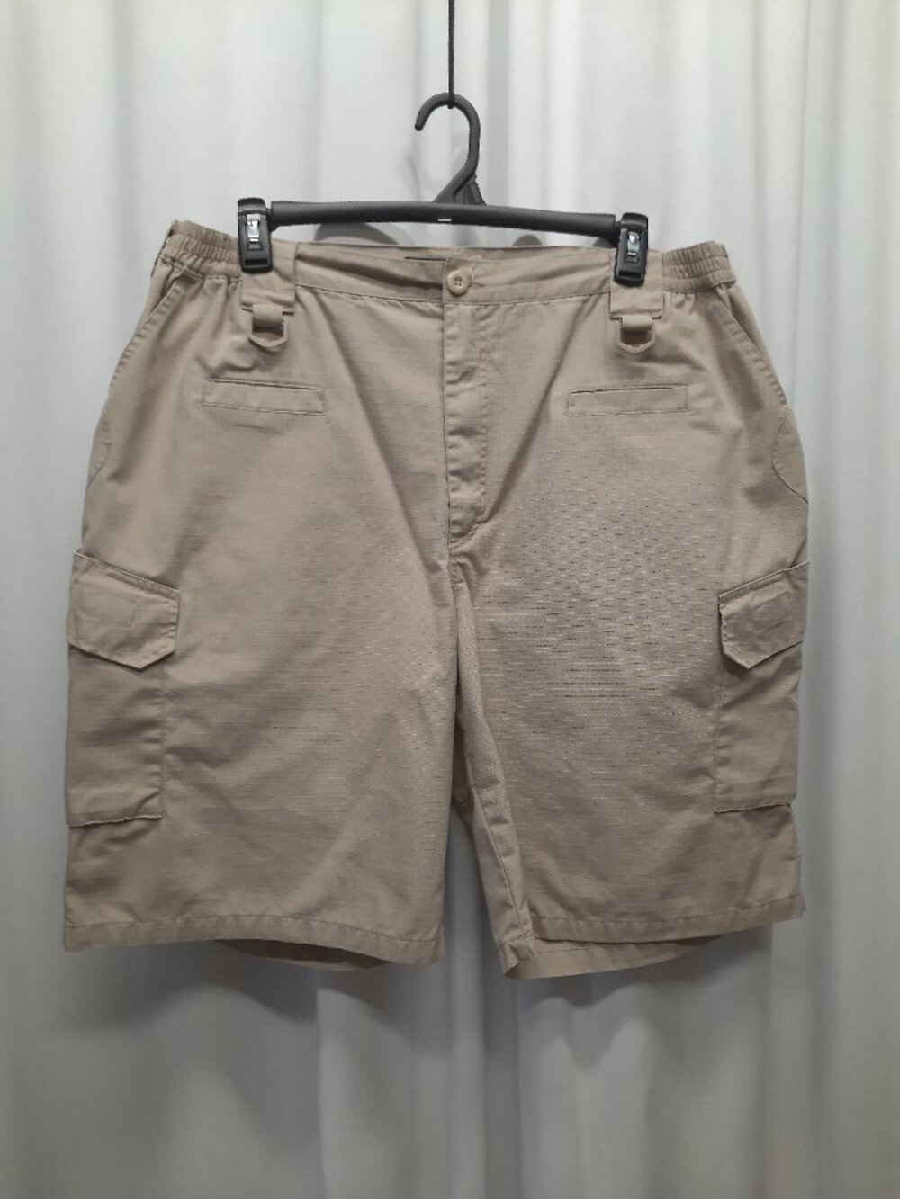 LA Police Gear Operator Tactical Shorts Khaki Tan Ripstop Men’s 44 (11” Inseam)